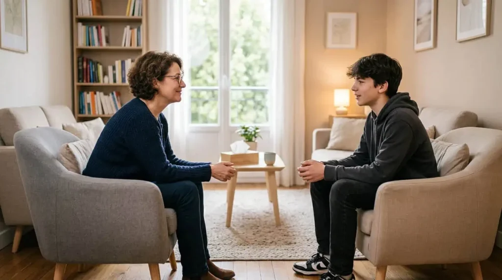 psychologue pour adolescent consultation crise dadolescence