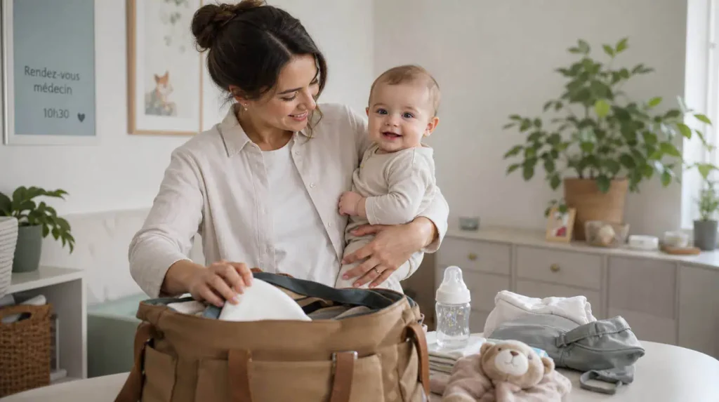 maman prépare rendez-vous vaccin ROR bébé rattrapage remboursement sécurité sociale