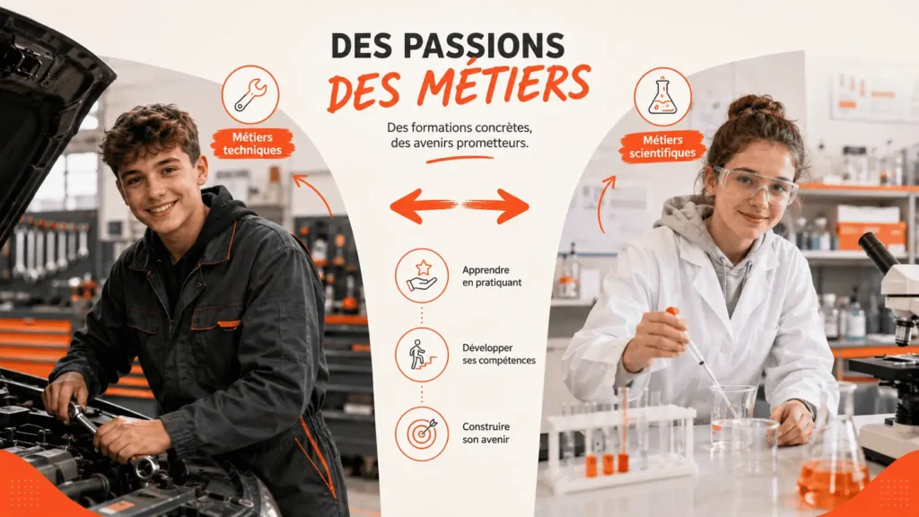 Comparaison des voies scolaires pour l'orientation scolaire ado après le collège