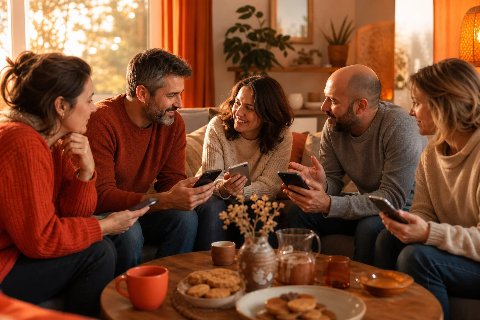 Ce que pensent vraiment les parents de Family Link Parents échangeant leur Family Link avis autour d'une table